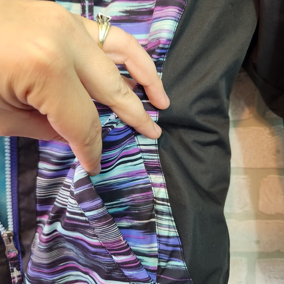 STOIC Girls Winter Coat Hooded Full Zip Jacket Fleece Lined Size Small 7-8 - Picture 8 of 14